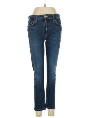 Agolde Indigo Straight-Leg Jeans